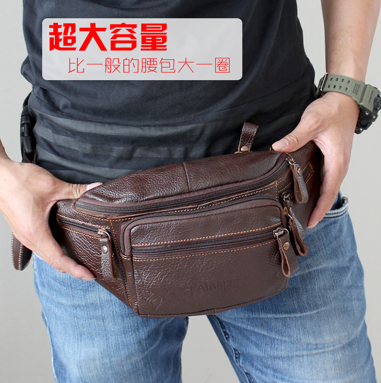 Running Gear Organizer - Поясная сумка из натуральной яловой кожи,