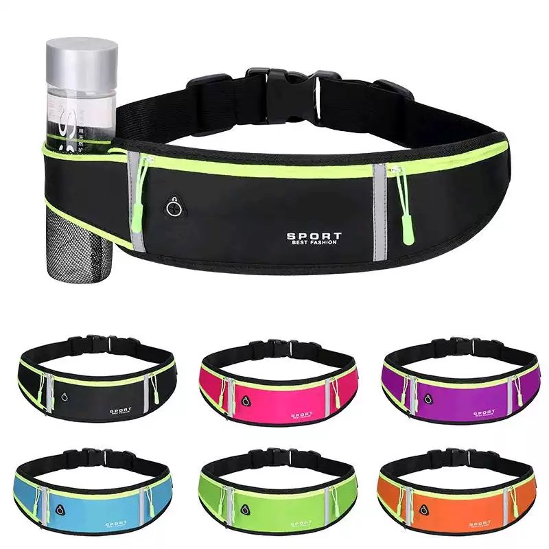 Running Gear Organizer - Светоотражающая водонепроницаемая спортивная поясная сумка для