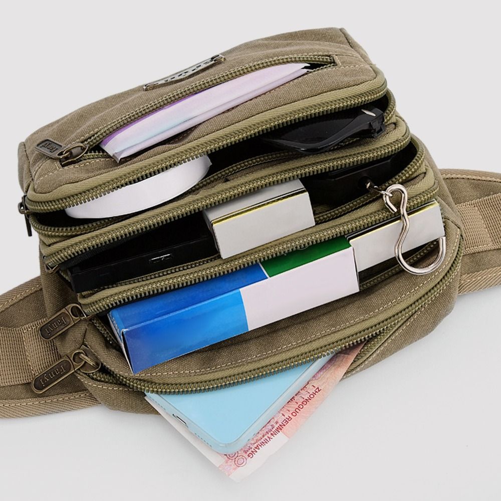 Полезные холщовые поясные сумк – обзор и цена Running Gear Organizer