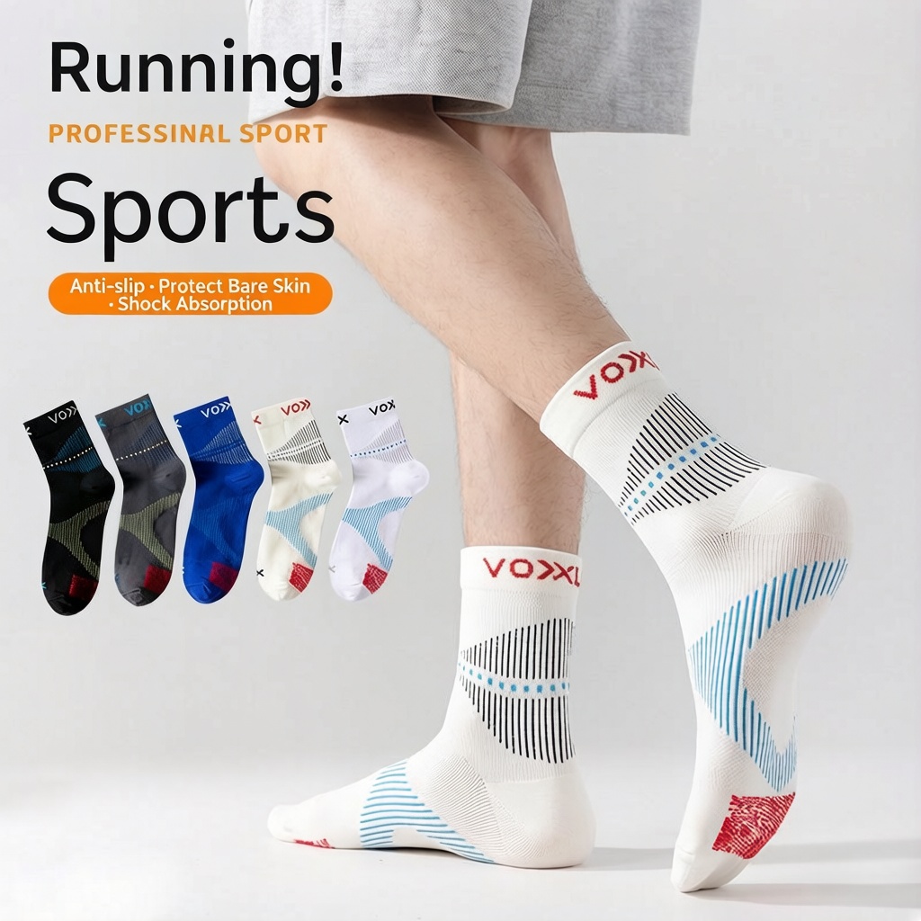 Носки для бега WRELS, 1/2/3 па – обзор и цена Anti Blister Sock